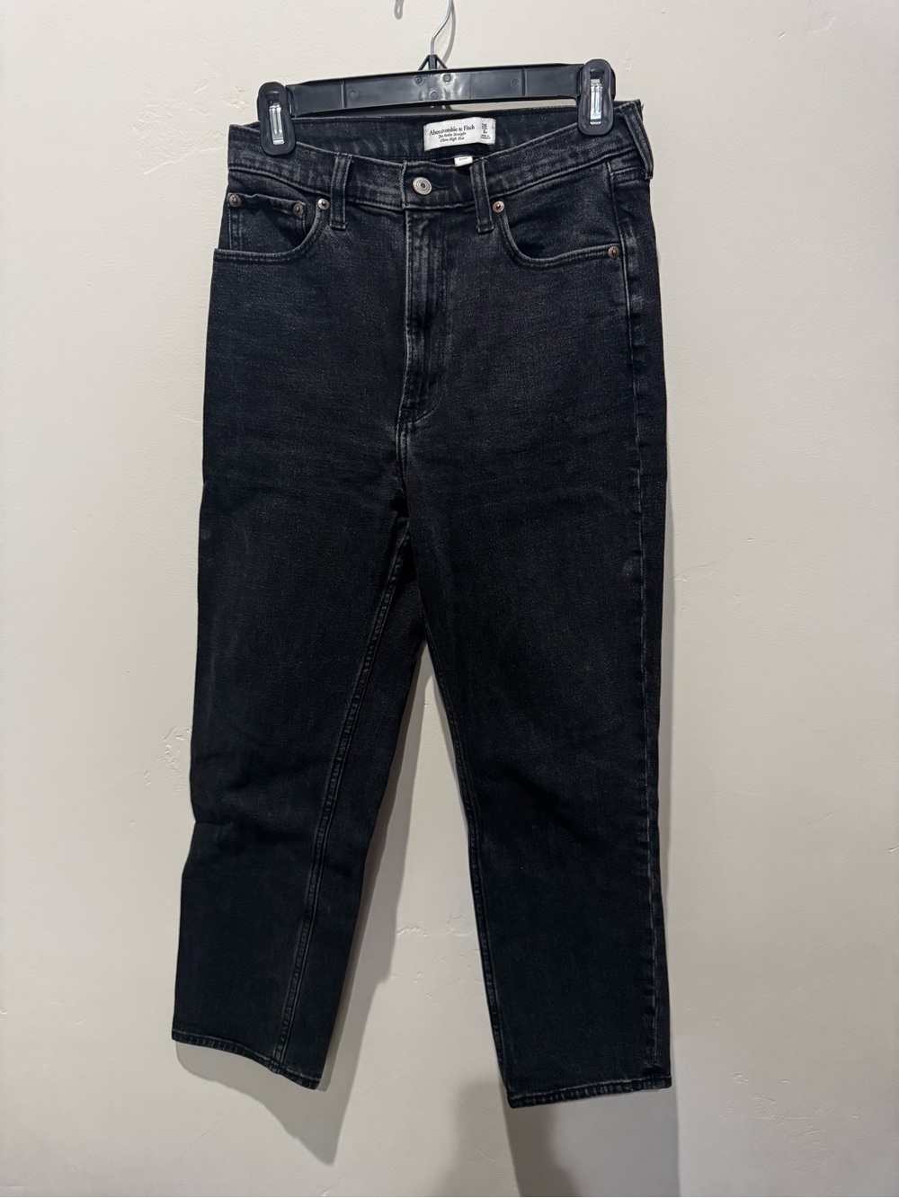 Abercrombie & Fitch Black Slim Straight Jeans